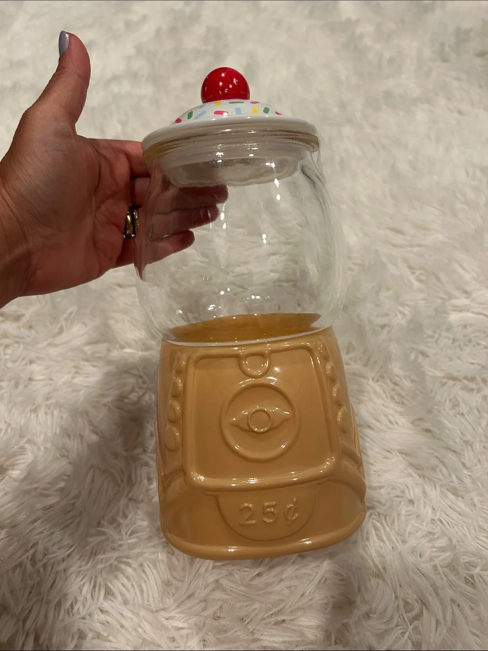 Target Glass Ice Cream Candy Gumball Jar